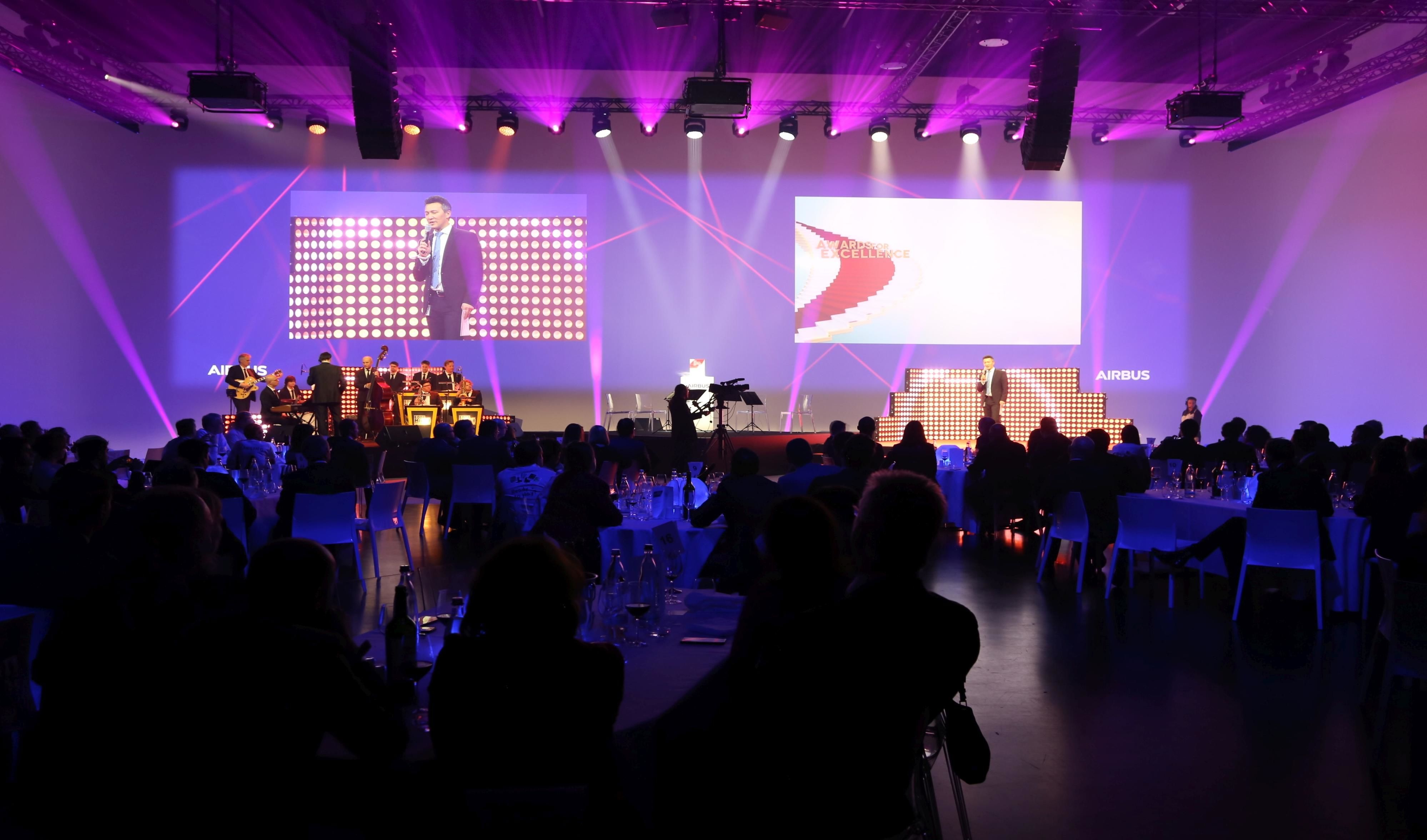 Limelight Veranstaltungstechnik Airbus Awards for Excellence